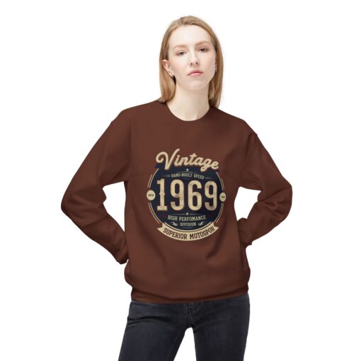 Vintage 1969 Unisex Midweight Softstyle Fleece Crewneck Sweatshirt - Image 3
