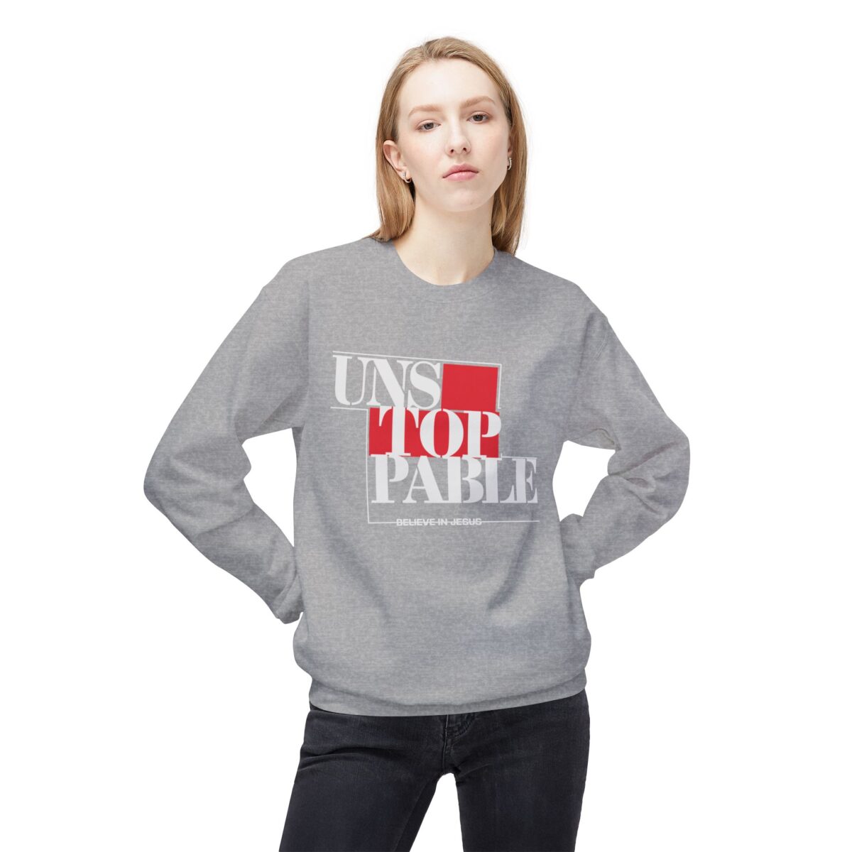 Unstoppable Unisex Midweight Softstyle Fleece Crewneck Sweatshirt - Image 7