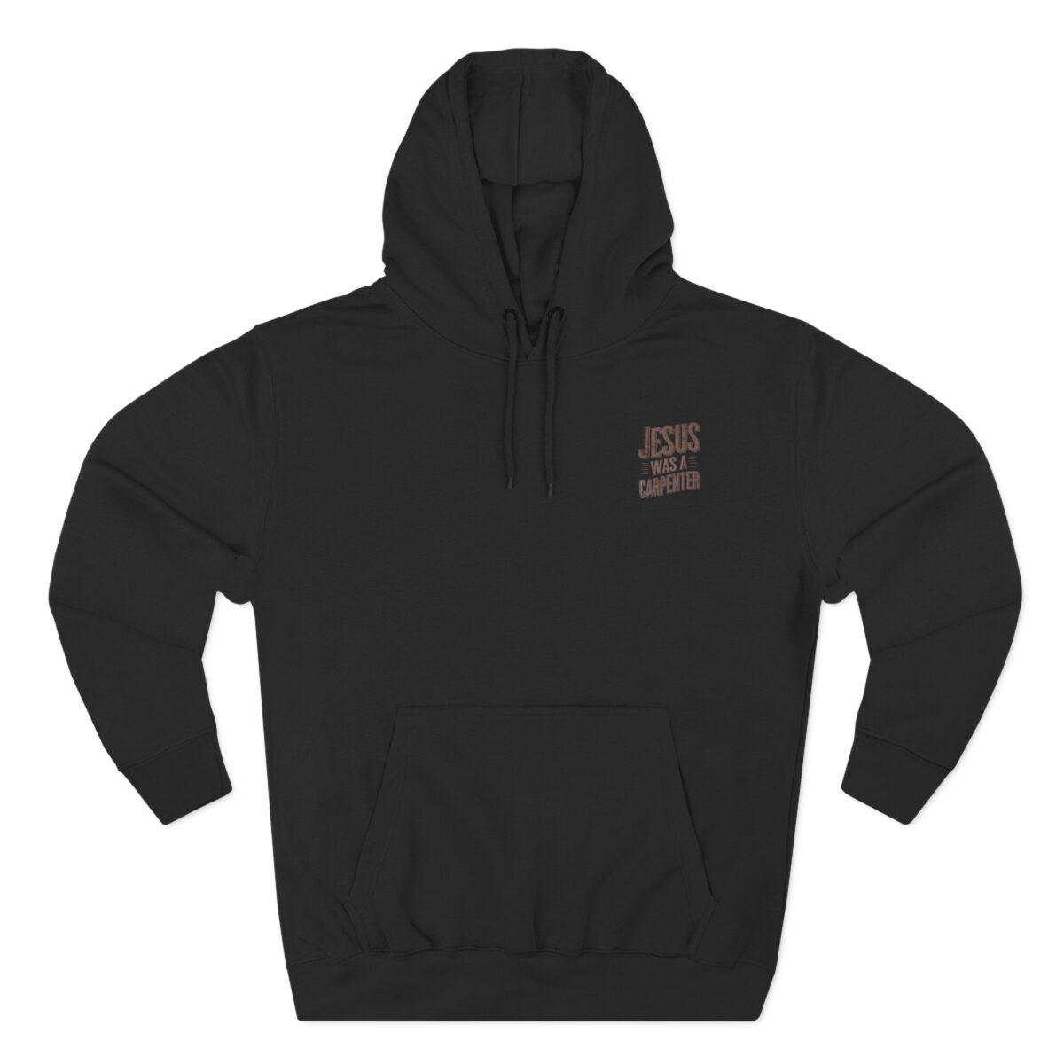 Jesus was a carpenter Three-Panel Fleece Hoodie - Image 13