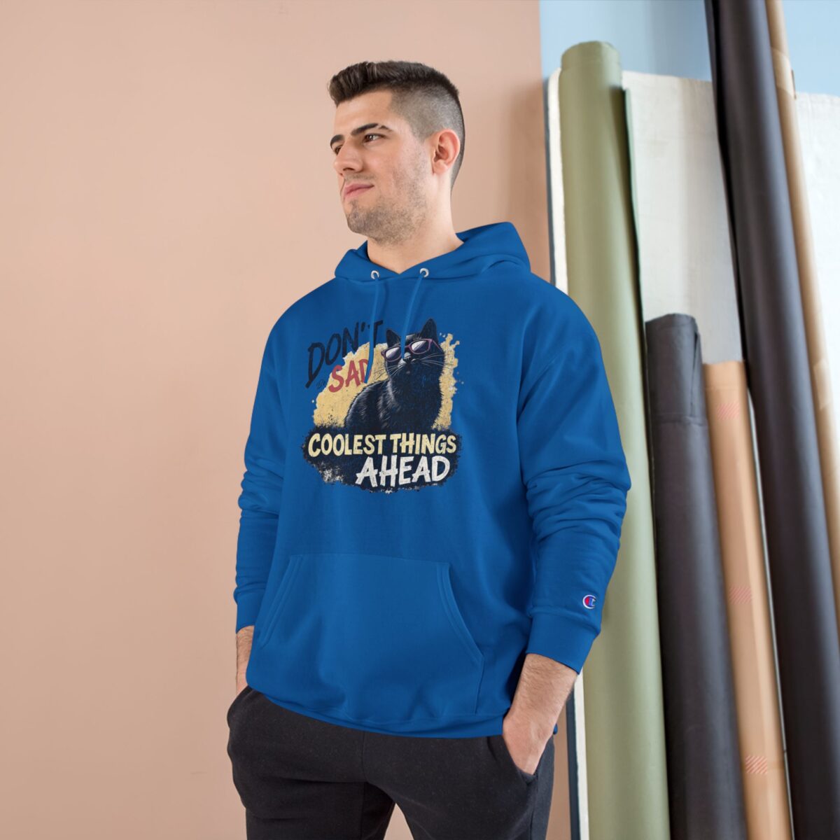 Don't be sad Champion Hoodie - Image 19