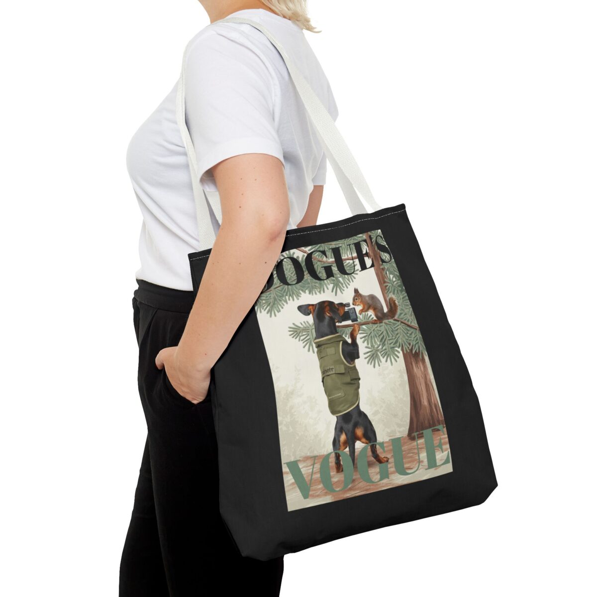 Dogue's Vogue Tote Bag (AOP) - Image 36