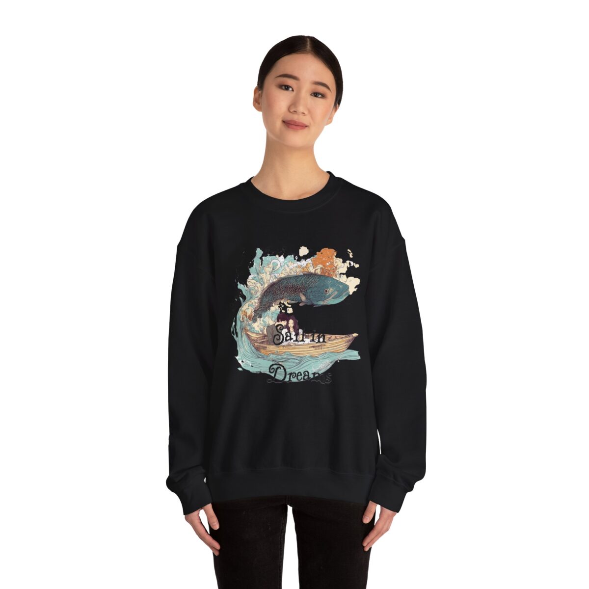 Sail in dreams Unisex Heavy Blend™ Crewneck Sweatshirt - Image 8