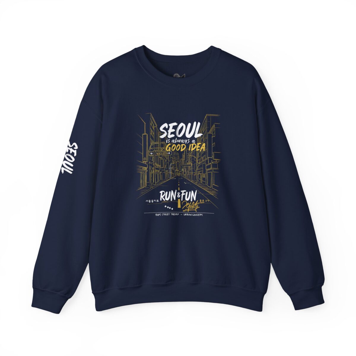 Seoul Good Idea Unisex Crewneck Sweatshirt - Perfect for Travel Enthusiasts - Image 9