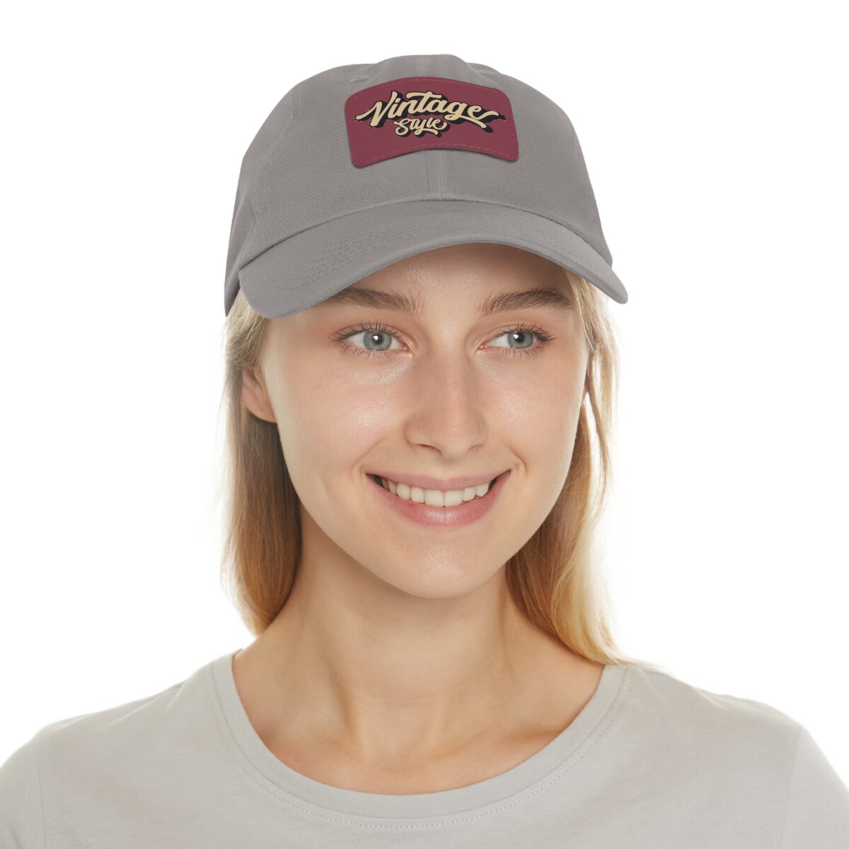 Vintage style Hat with Leather Patch (Rectangle) - Image 32