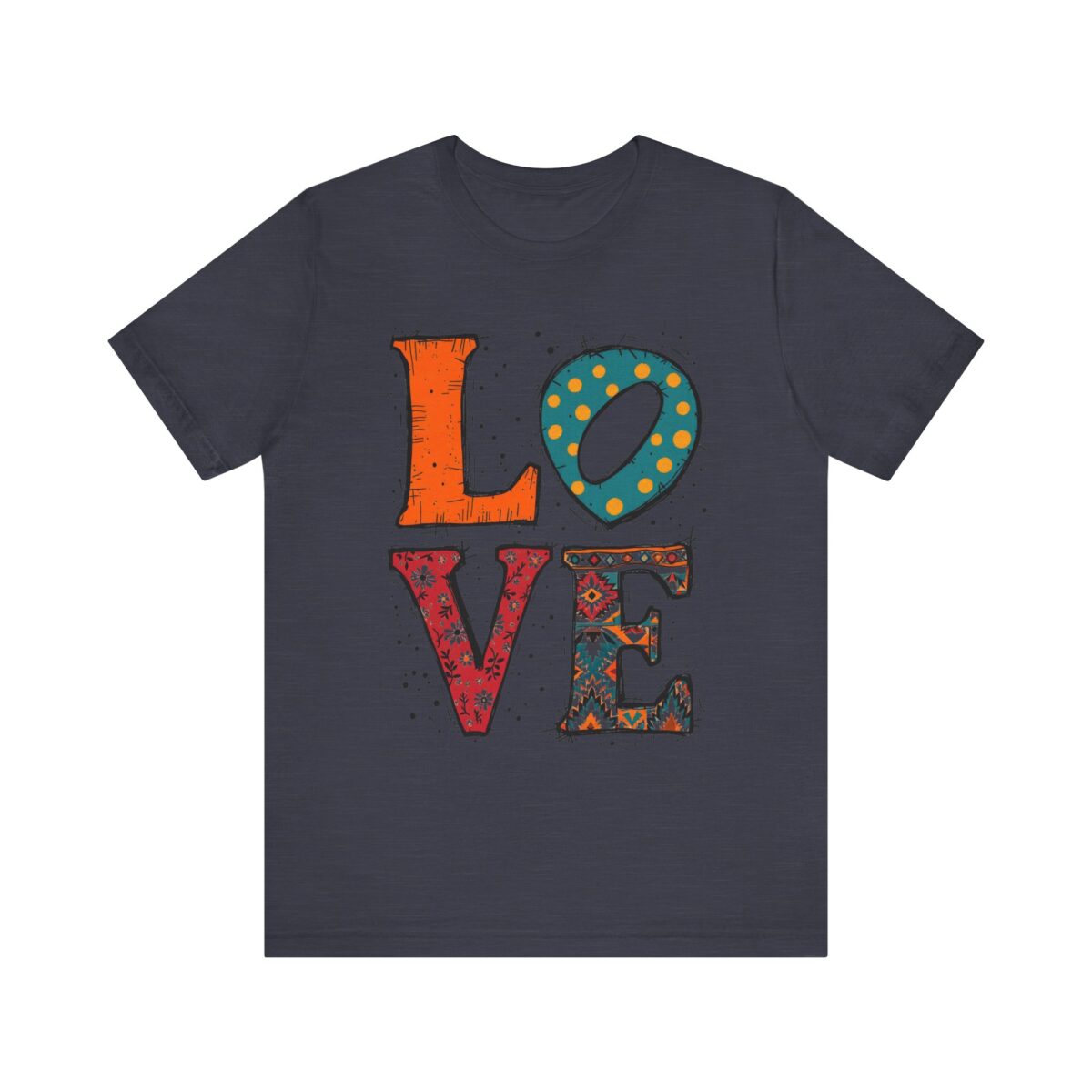 LOVE Unisex Jersey Short Sleeve Tee - Image 21