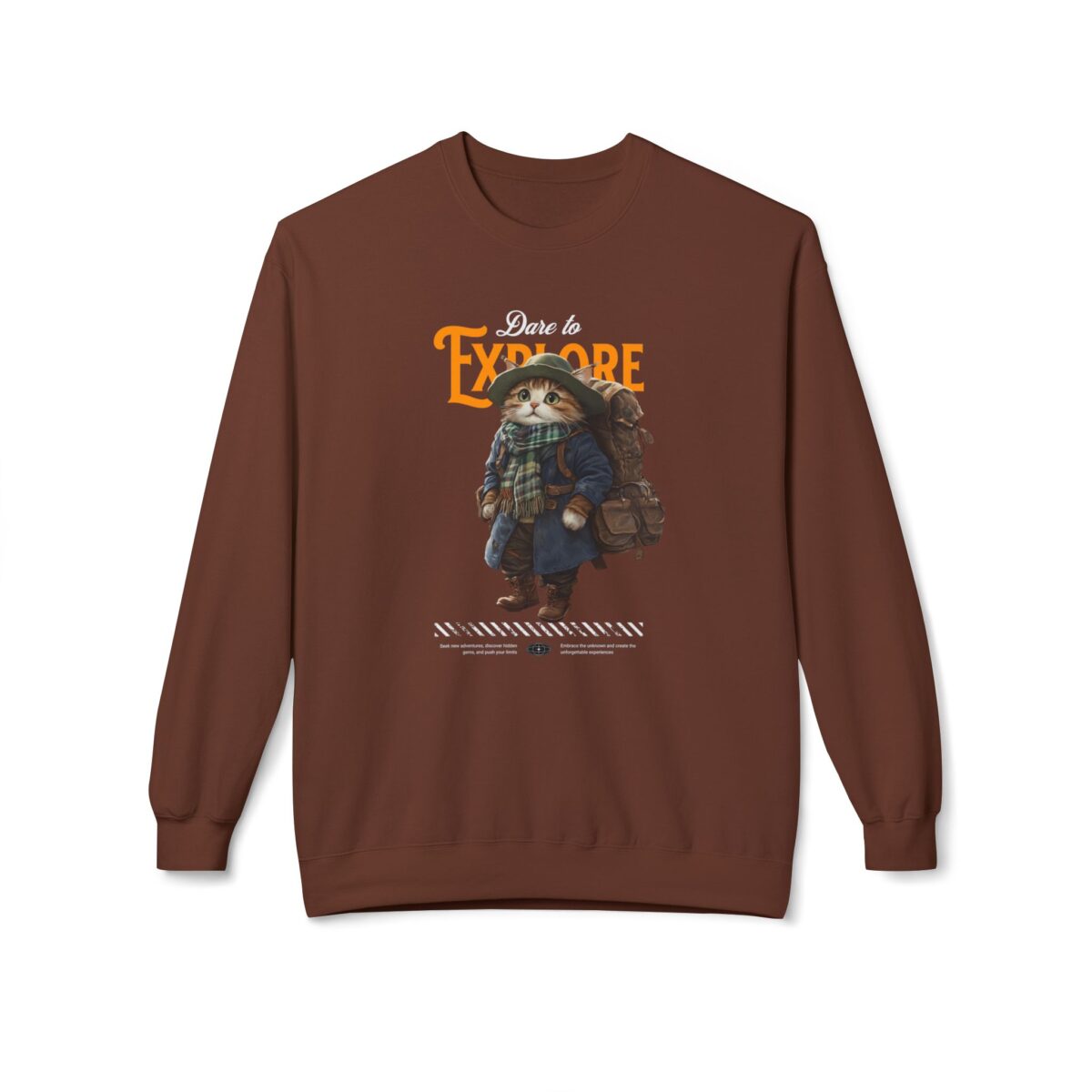 Dare to explore Unisex Midweight Softstyle Fleece Crewneck Sweatshirt