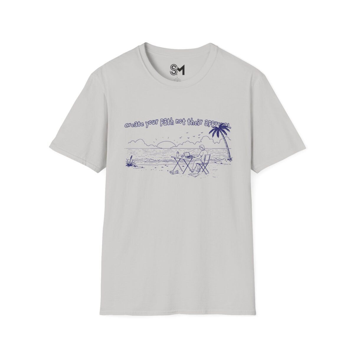 Create your path not their approval Unisex Softstyle T-Shirt - Image 9