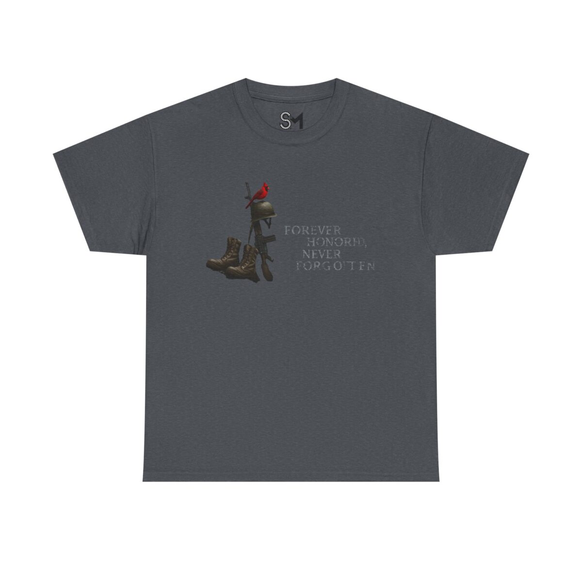 Forever honored, never forgotten Unisex Heavy Cotton Tee - Image 17