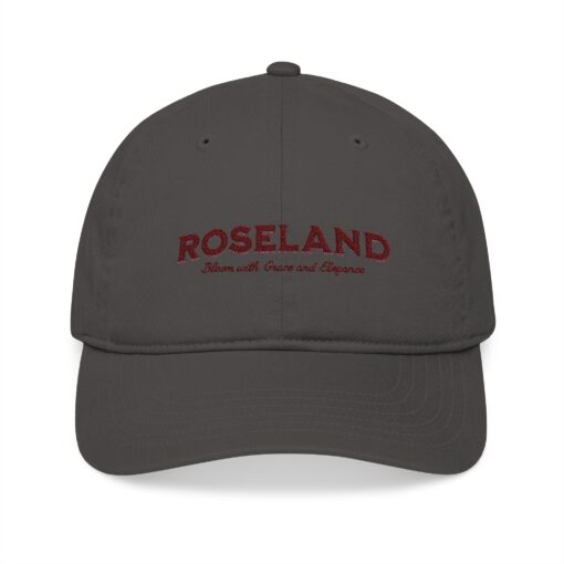 Embroidered Organic Baseball Cap - 'Roseland' with Grace and Elegance - Image 5