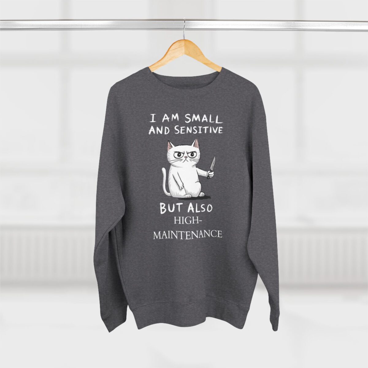I'm high- maintenance Unisex Crewneck Sweatshirt - Image 8