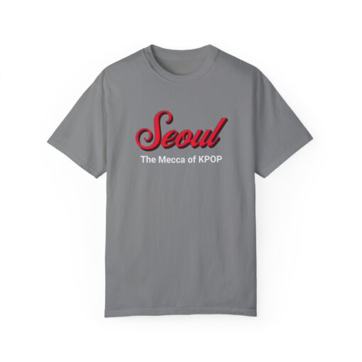 Seoul K-Pop Unisex Garment-Dyed T-Shirt - Trendy & Stylish
