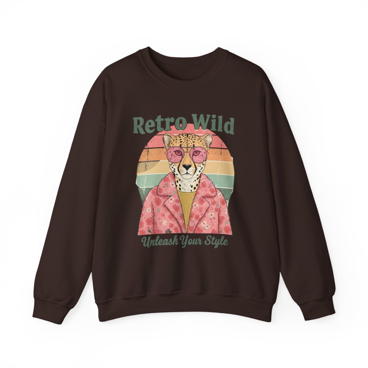 Retro wild Unisex Heavy Blend™ Crewneck Sweatshirt - Image 5