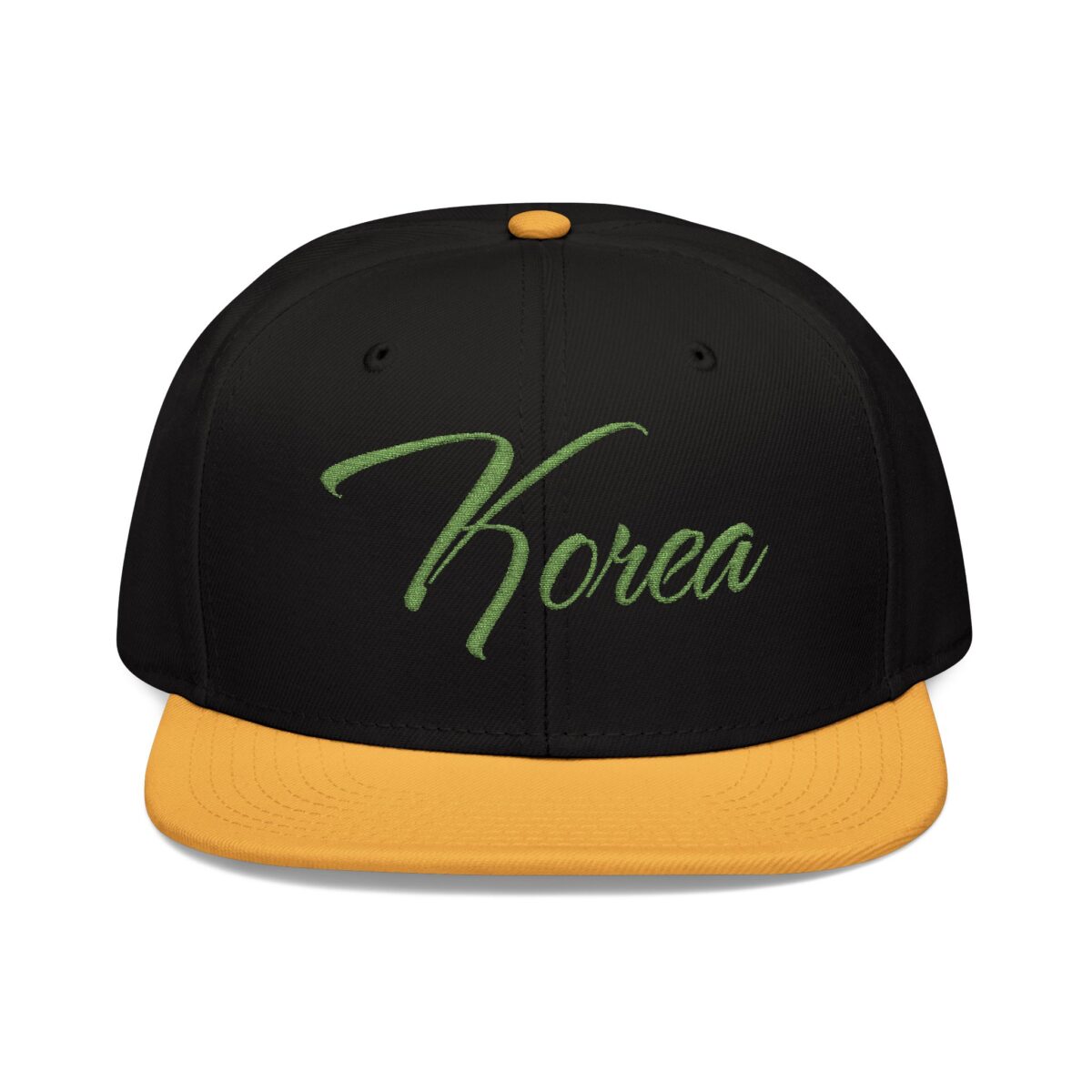 Korea Embroidered Snapback Cap - Stylish Streetwear for Casual Outfits