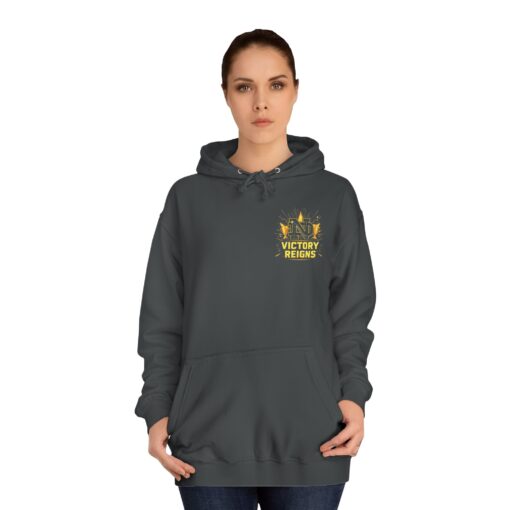 Victory reigns Unisex College Hoodie - Image 12