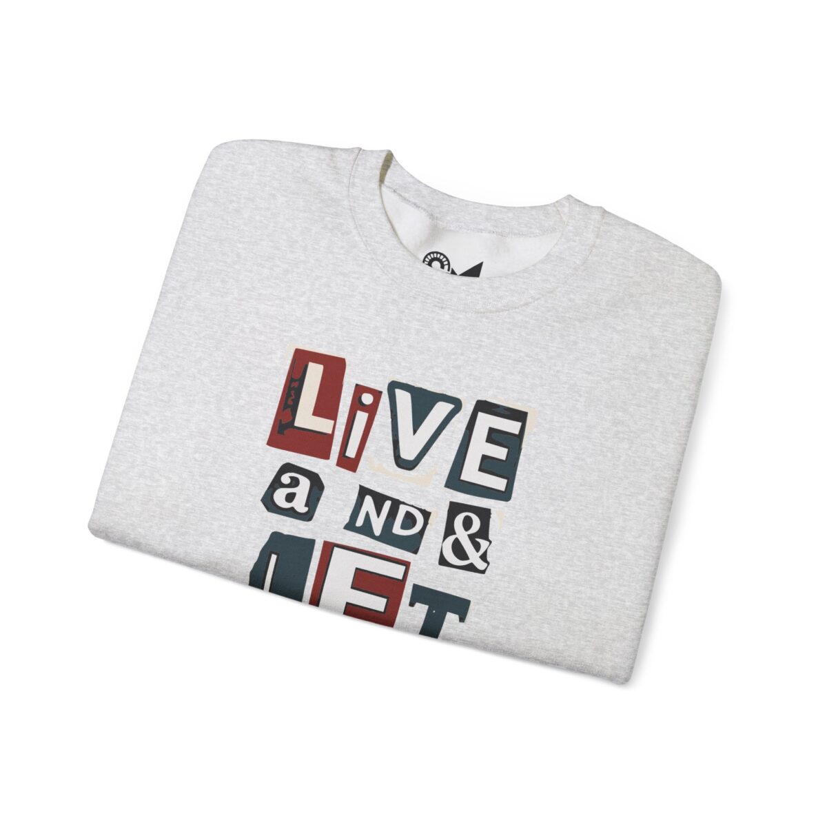 Live and let go Unisex Heavy Blend™ Crewneck Sweatshirt - Image 7
