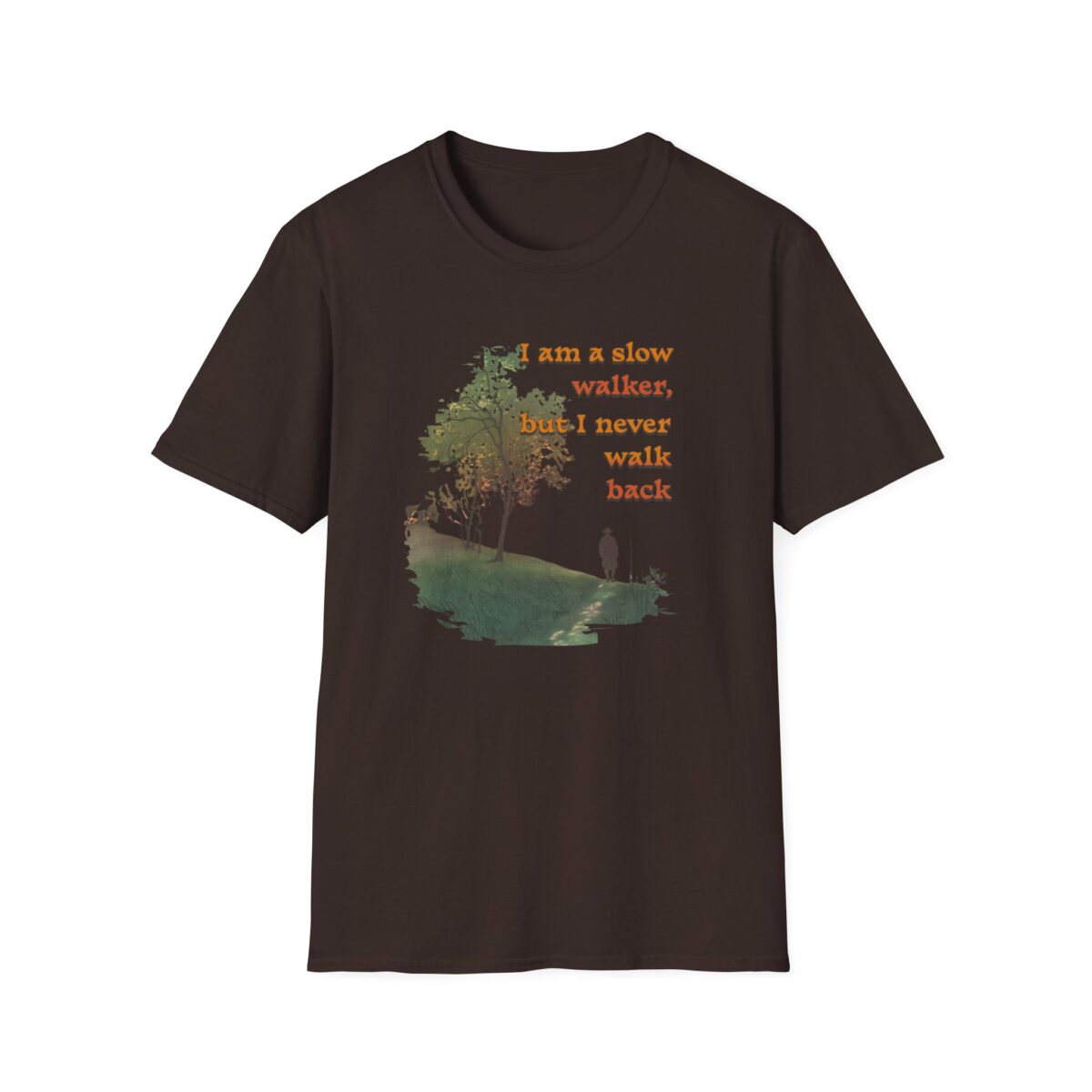 Never walk back Unisex Softstyle T-Shirt - Image 17