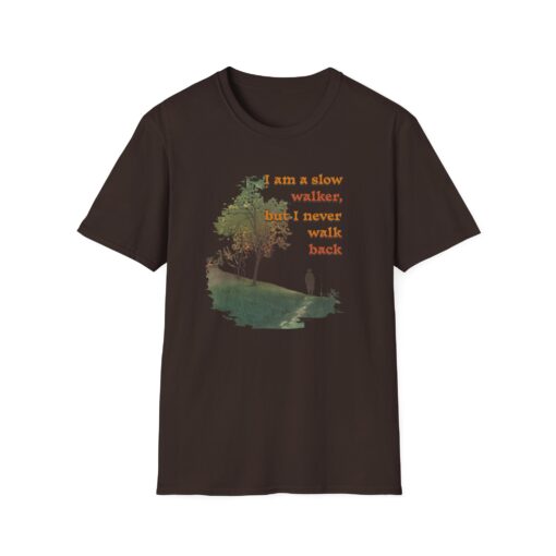 Never walk back Unisex Softstyle T-Shirt - Image 17