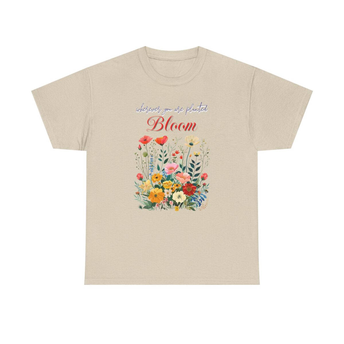 Bloom Unisex Heavy Cotton Tee - Image 9