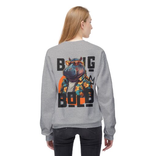 Big Bold Unisex Midweight Softstyle Fleece Crewneck Sweatshirt - Image 16