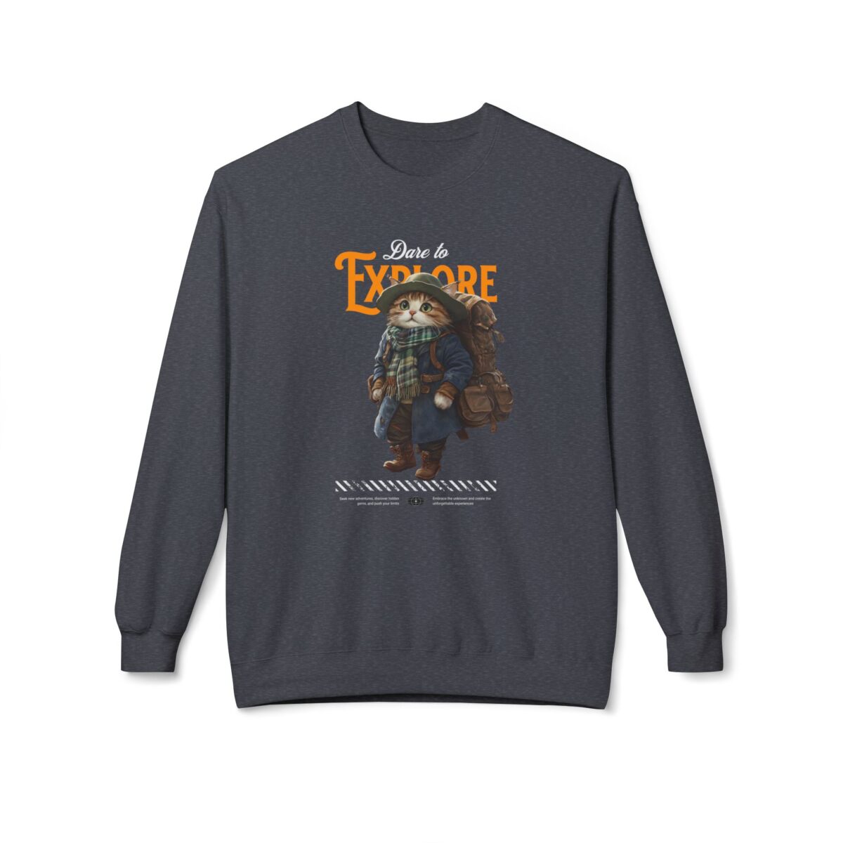 Dare to explore Unisex Midweight Softstyle Fleece Crewneck Sweatshirt - Image 17