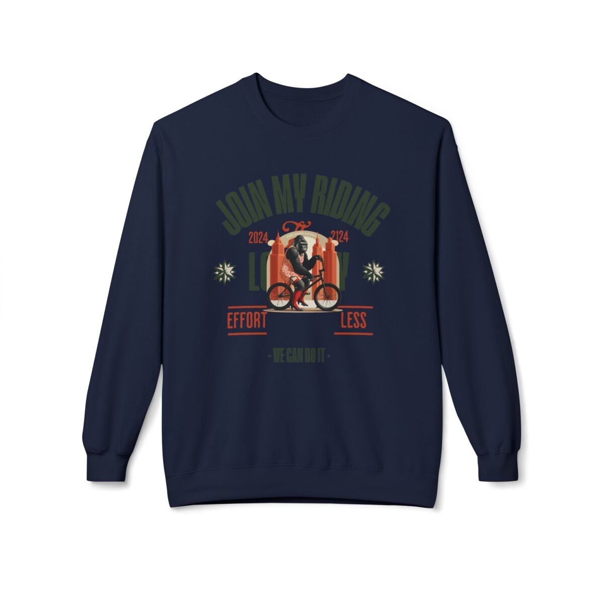 Join My Riding? Unisex Midweight Softstyle Fleece Crewneck Sweatshirt - Image 29