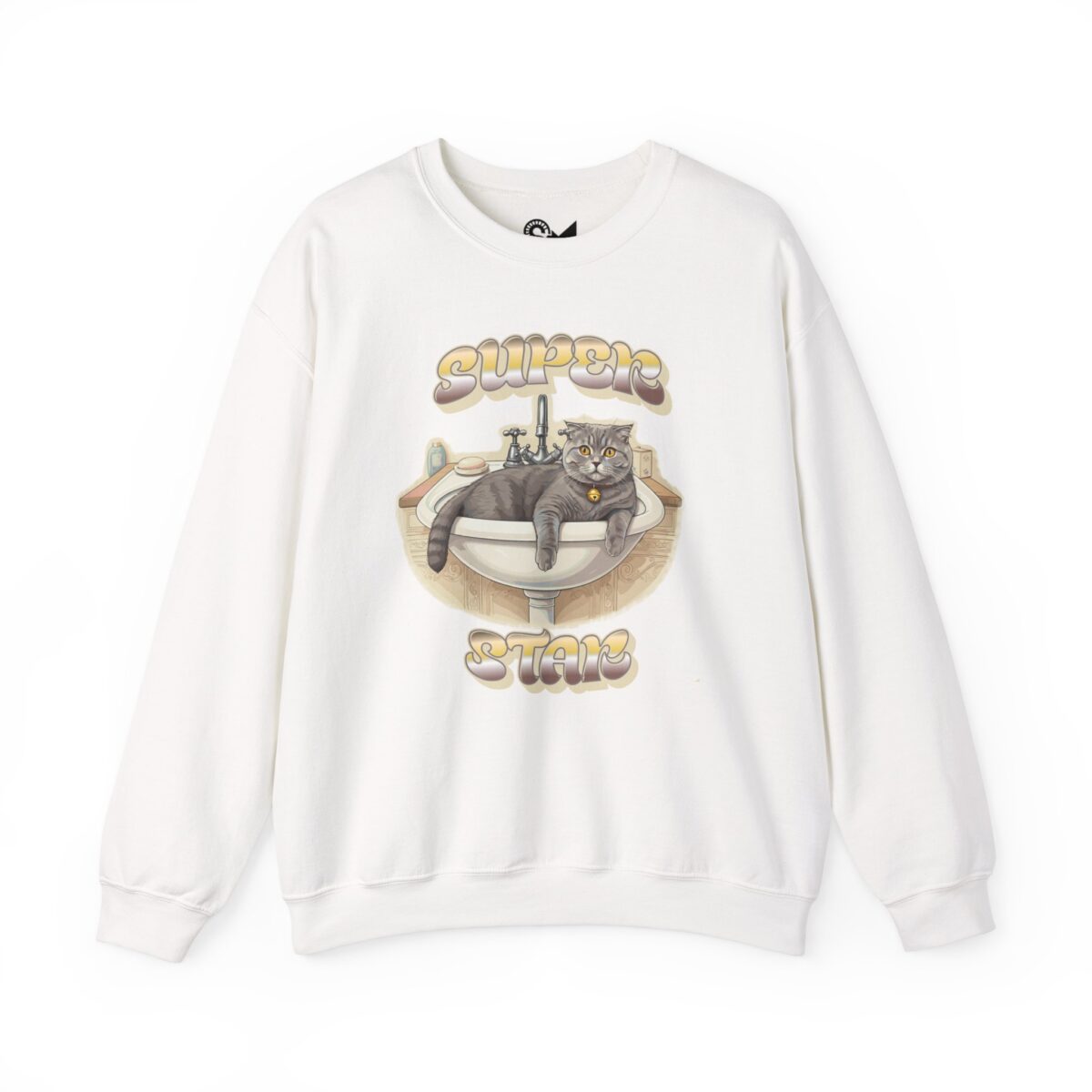 Star cat Unisex Heavy Blend™ Crewneck Sweatshirt
