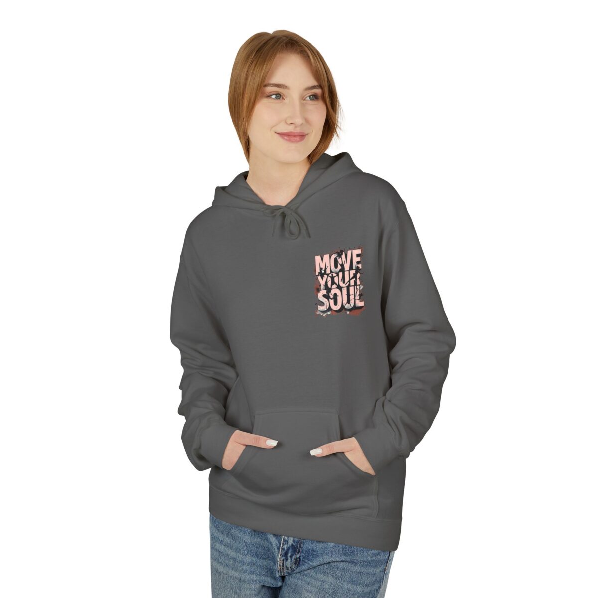 Move your soul Unisex Midweight Softstyle Fleece Hoodie - Image 7