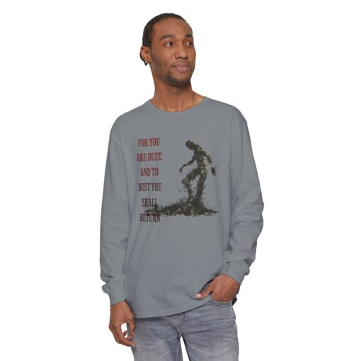 Return to soil Unisex Garment-dyed Long Sleeve T-Shirt - Image 39