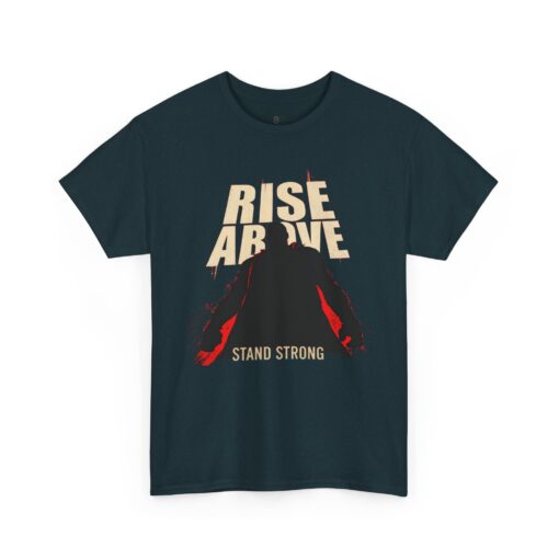 Rise above Unisex Heavy Cotton Tee - Image 11