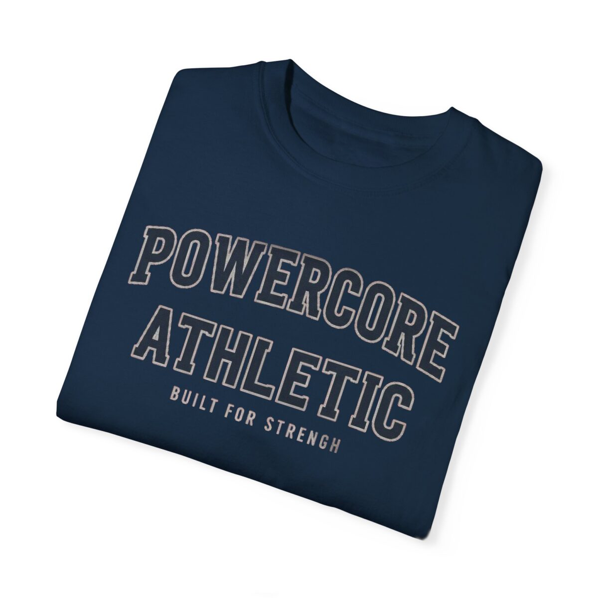 Powercore Athletic Unisex Garment-Dyed T-Shirt - Casual Workout Tee - Image 3