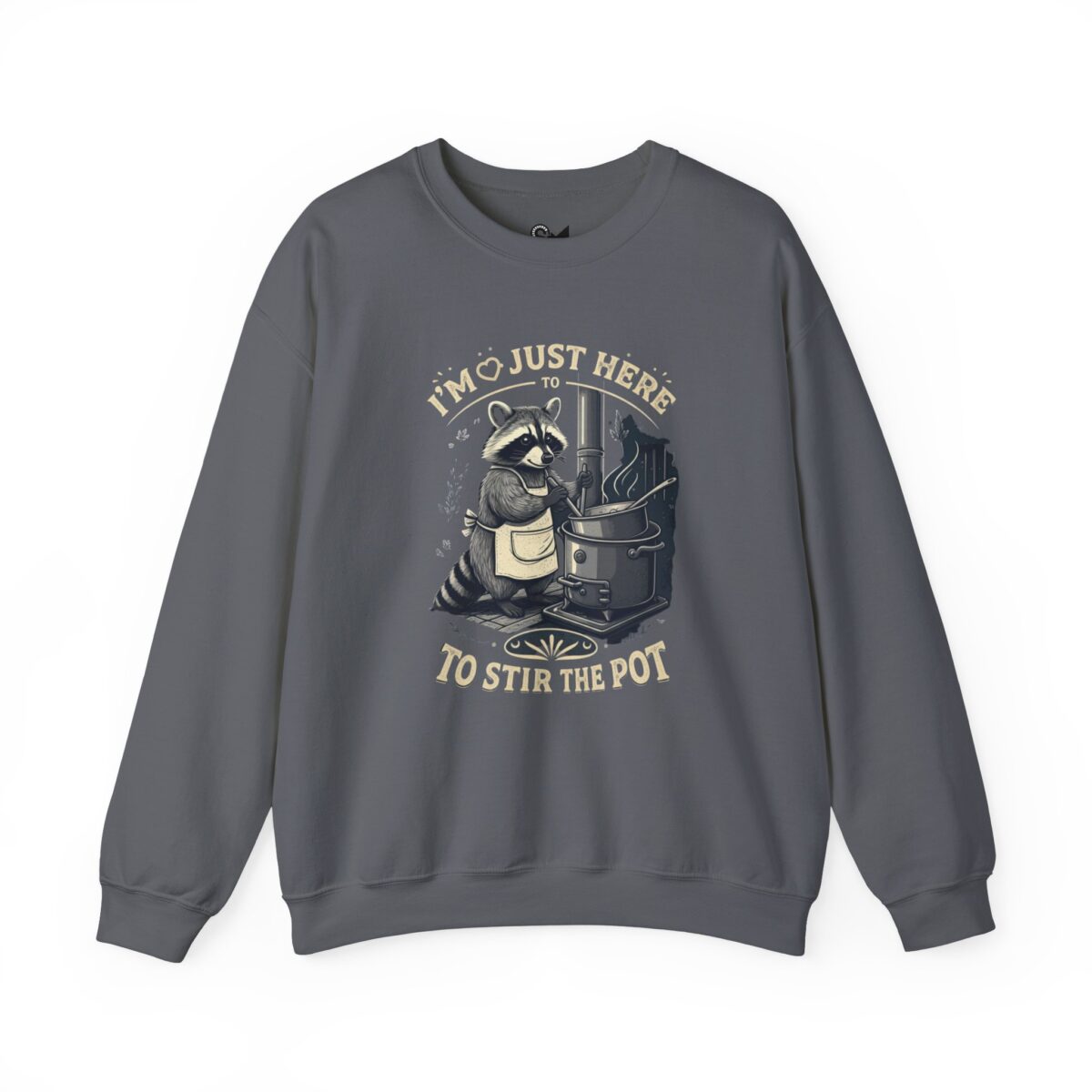 I am just here Unisex Heavy Blend™ Crewneck Sweatshirt - Image 25