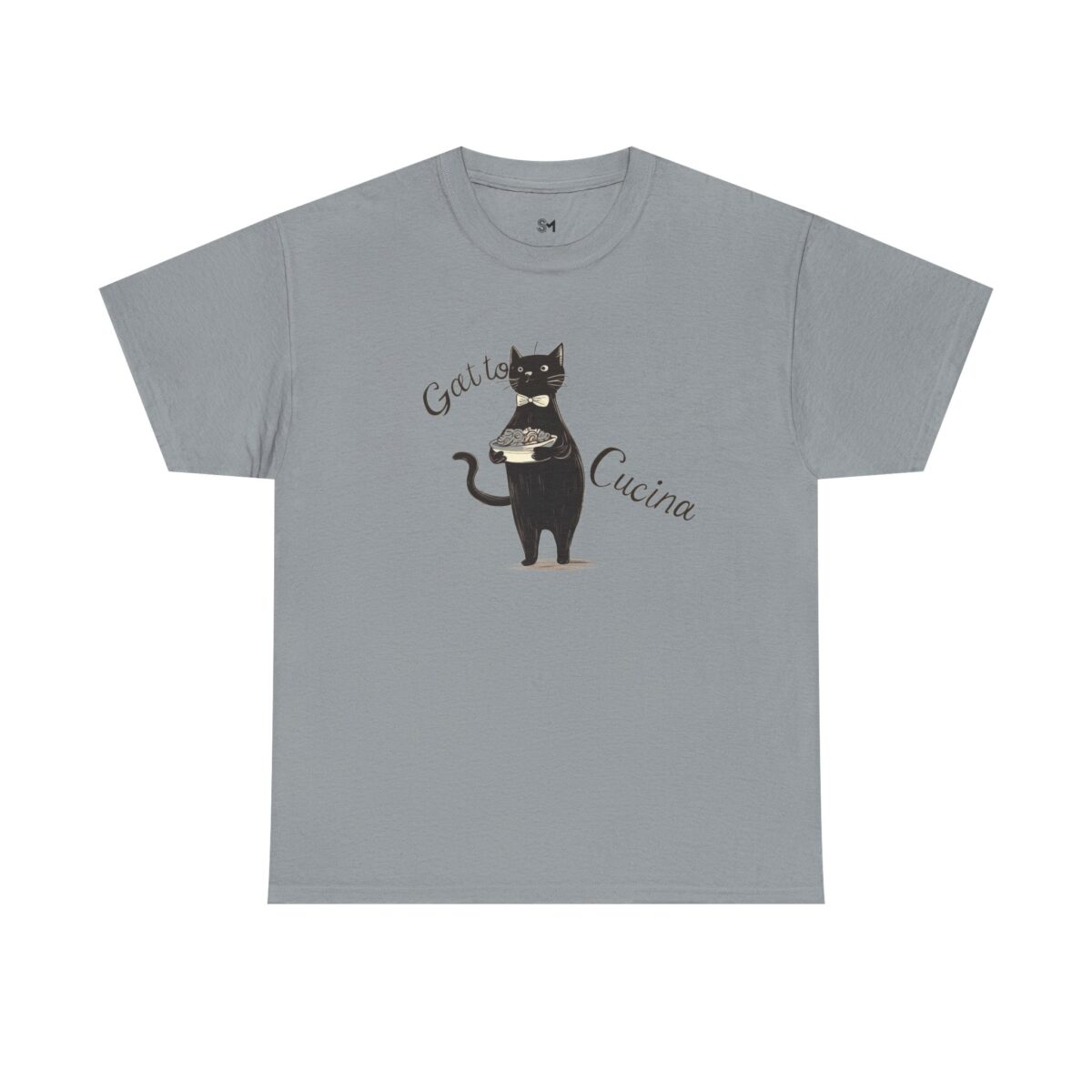 Gatto e Cucina Unisex Heavy Cotton Tee - Image 9