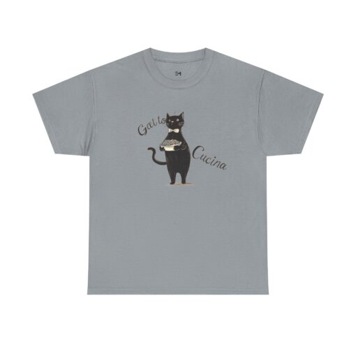 Gatto e Cucina Unisex Heavy Cotton Tee - Image 9