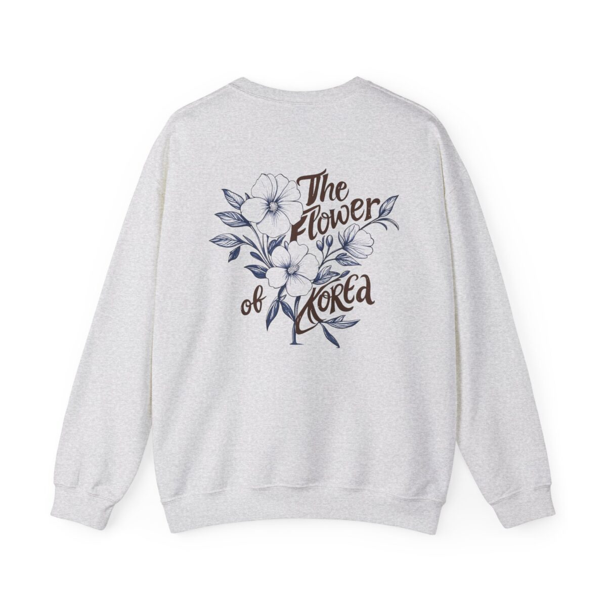 The Flower of Korea Comfort Crewneck Sweatshirt - The Flower of Korea Design - Image 6