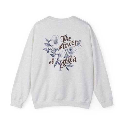 The Flower of Korea Comfort Crewneck Sweatshirt - The Flower of Korea Design - Image 6