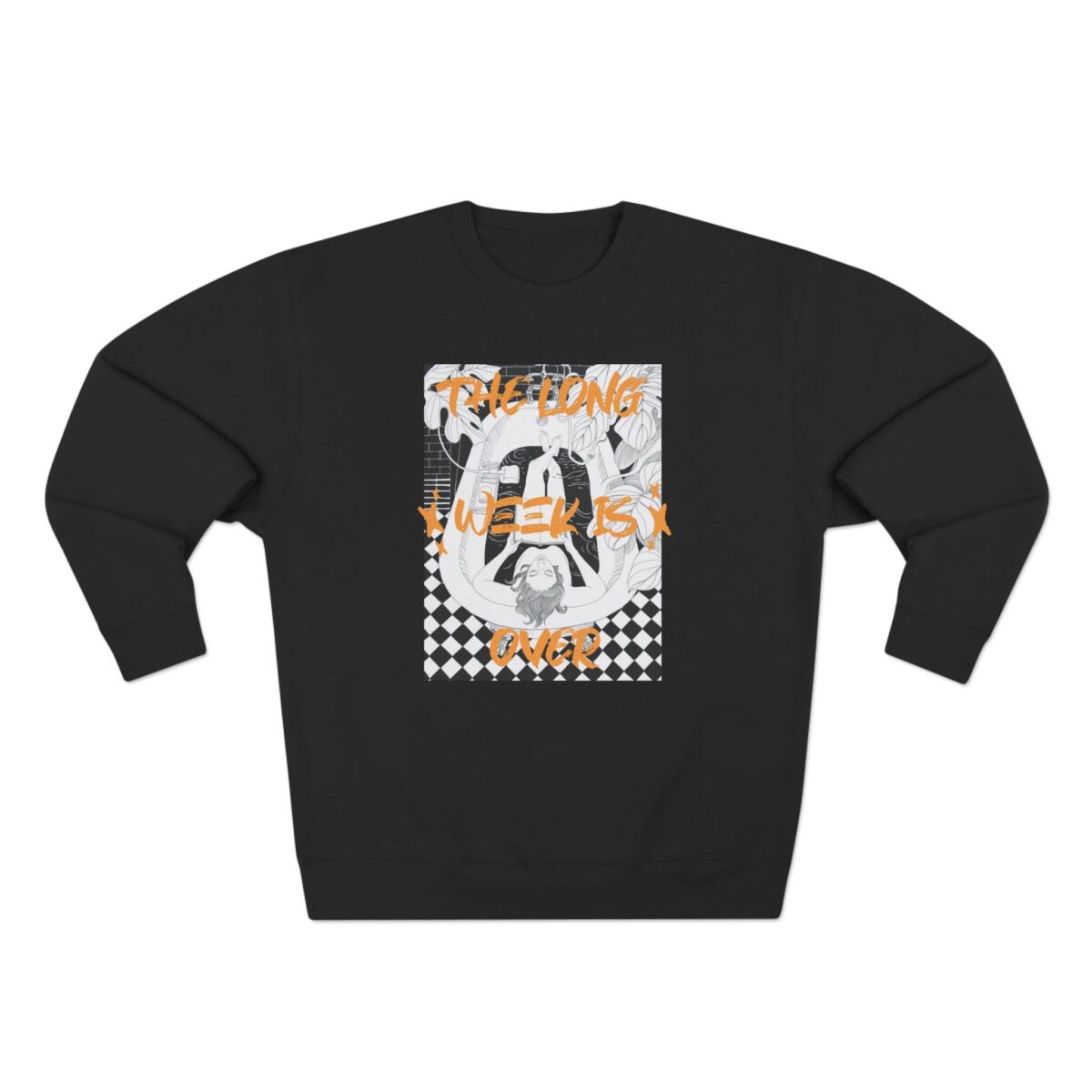 The Long week is over Unisex Crewneck Sweatshirt - Image 9