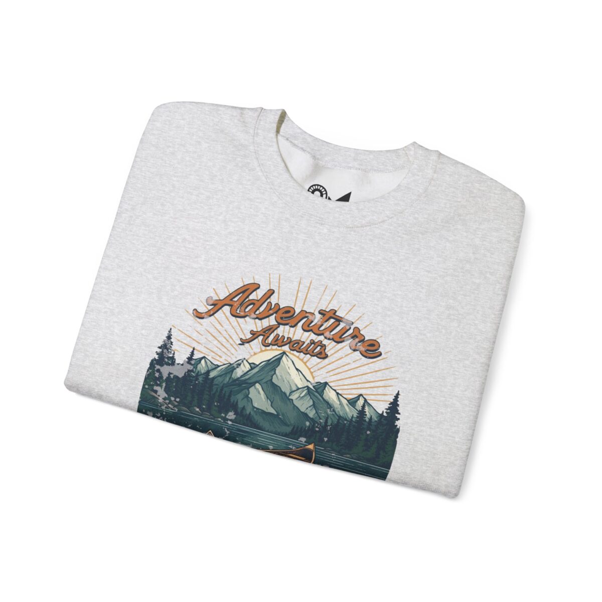 Canoeing Unisex Heavy Blend™ Crewneck Sweatshirt - Image 7