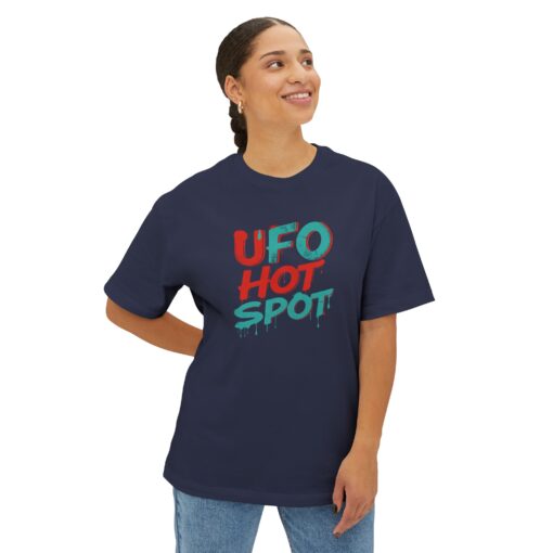 UFO hot spot Unisex Oversized Boxy Tee - Image 11