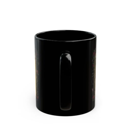 The door is open Black Mug (11oz, 15oz) - Image 4