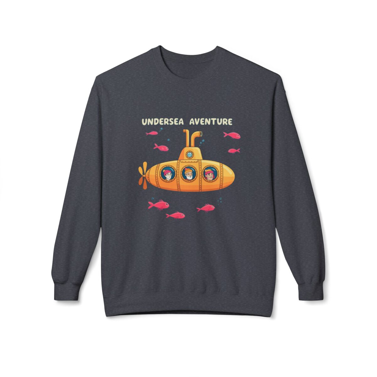 Undersea Adventure Unisex Midweight Softstyle Fleece Crewneck Sweatshirt - Image 9