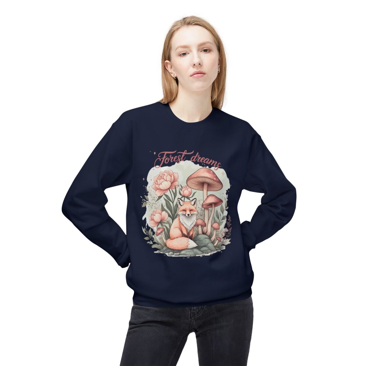 Forest dream Unisex Midweight Softstyle Fleece Crewneck Sweatshirt - Image 31