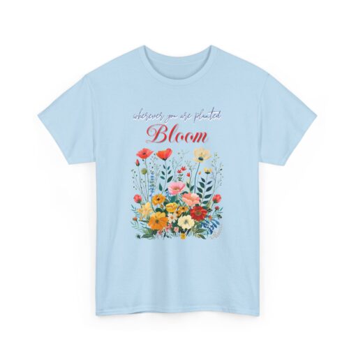 Bloom Unisex Heavy Cotton Tee - Image 31