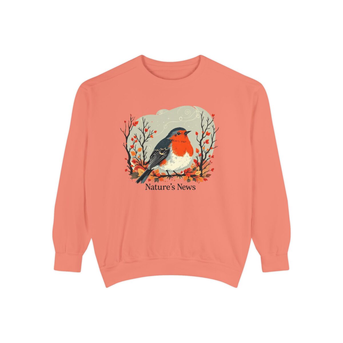 Nature’s News Unisex Garment-Dyed Sweatshirt - Image 5