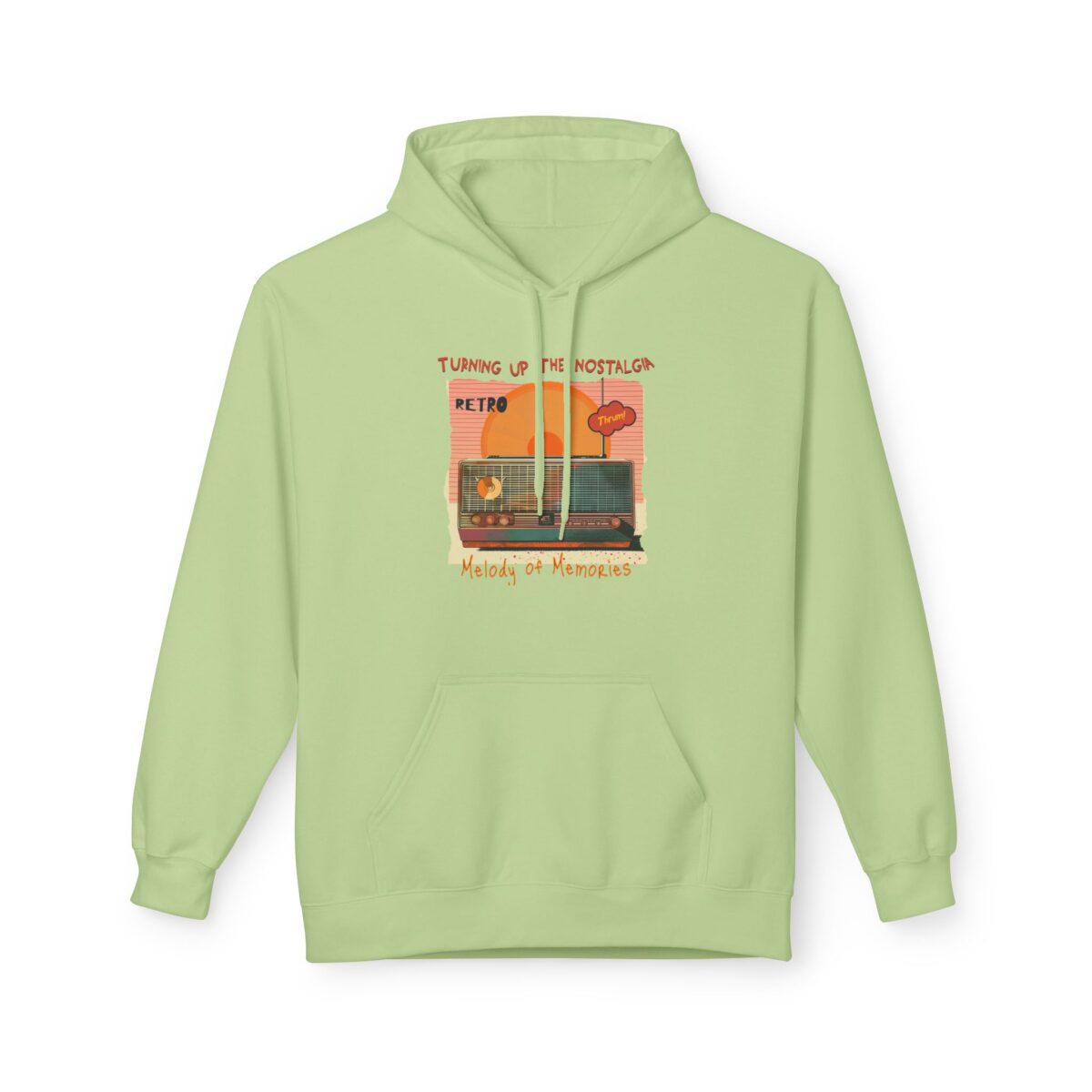 Turning up the nostalgia Unisex Midweight Softstyle Fleece Hoodie - Image 29