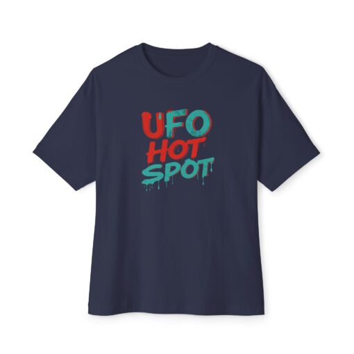 UFO hot spot Unisex Oversized Boxy Tee - Image 9