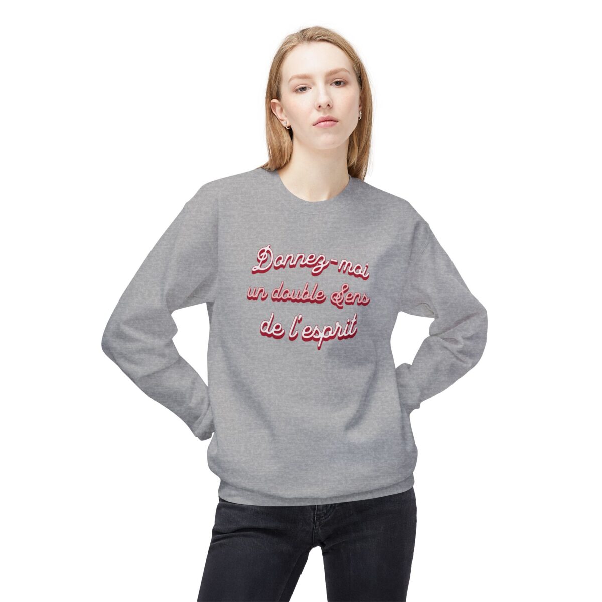 Duble portion of The Spiritual sense Unisex Midweight Softstyle Fleece Crewneck Sweatshirt - Image 11