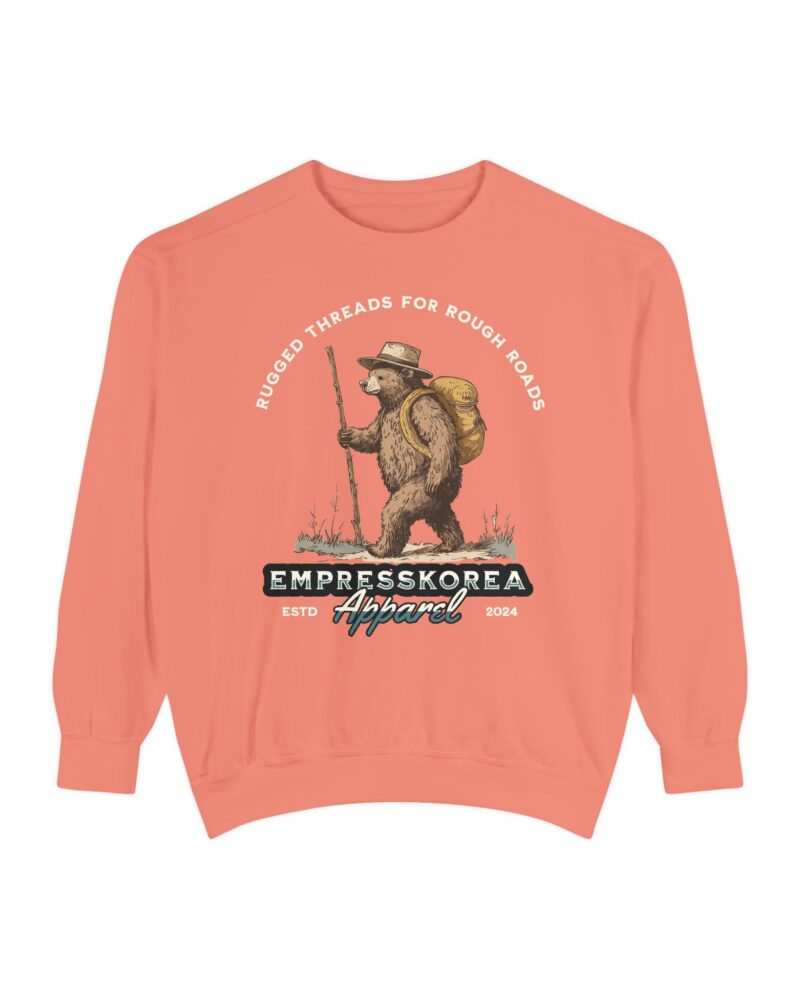 Rugged threads for ruff roads Unisex Garment-Dyed Sweatshirt