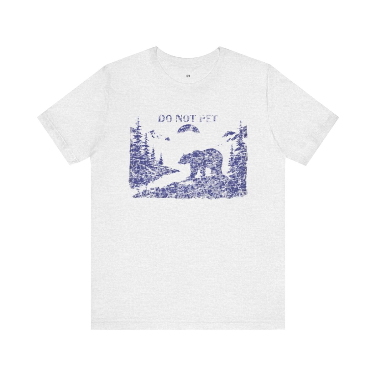 Adventure Awaits Bear Tee - Do Not Pet Graphic Unisex Jersey Short Sleeve T-Shirt
