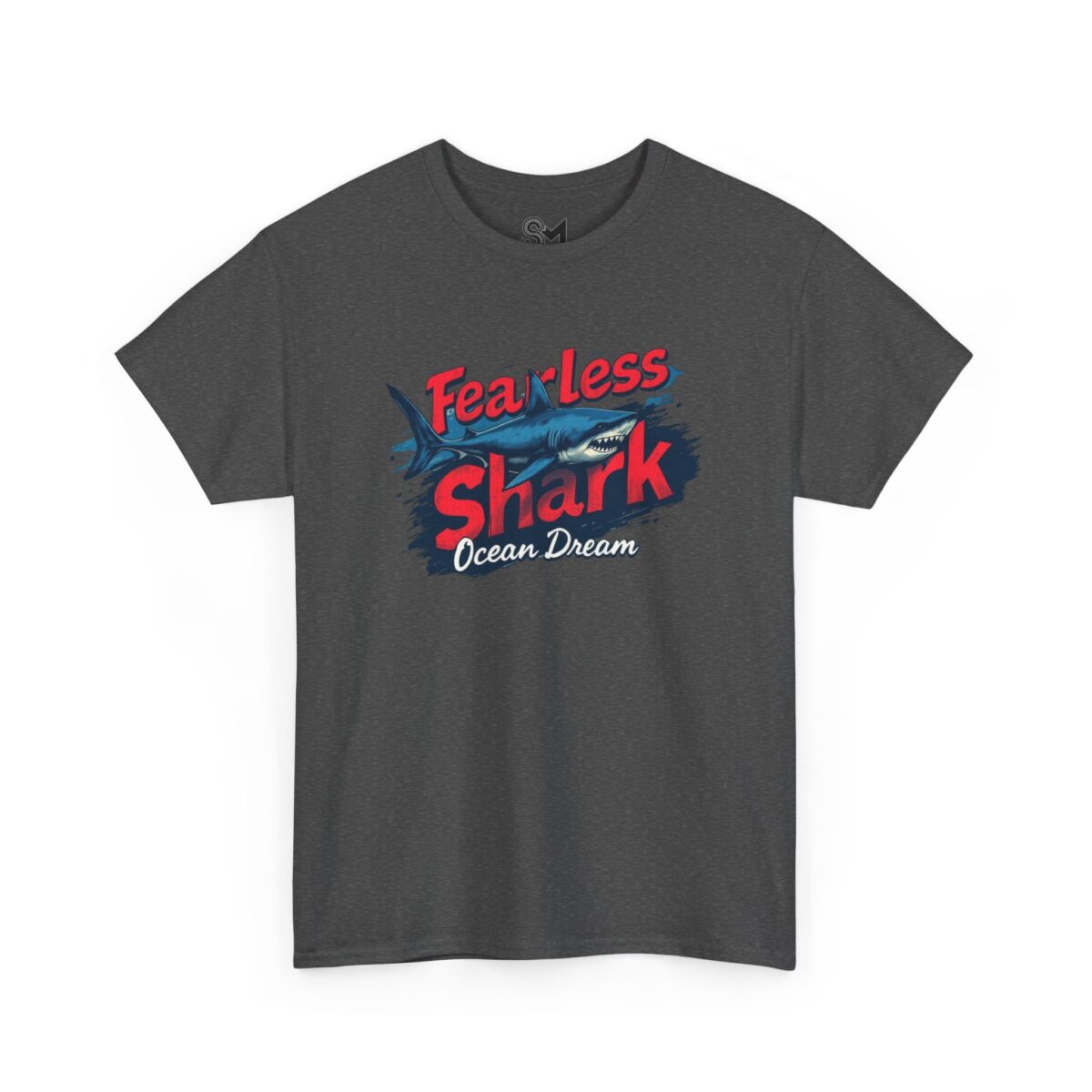 Fearless shark Unisex Heavy Cotton Tee - Image 27