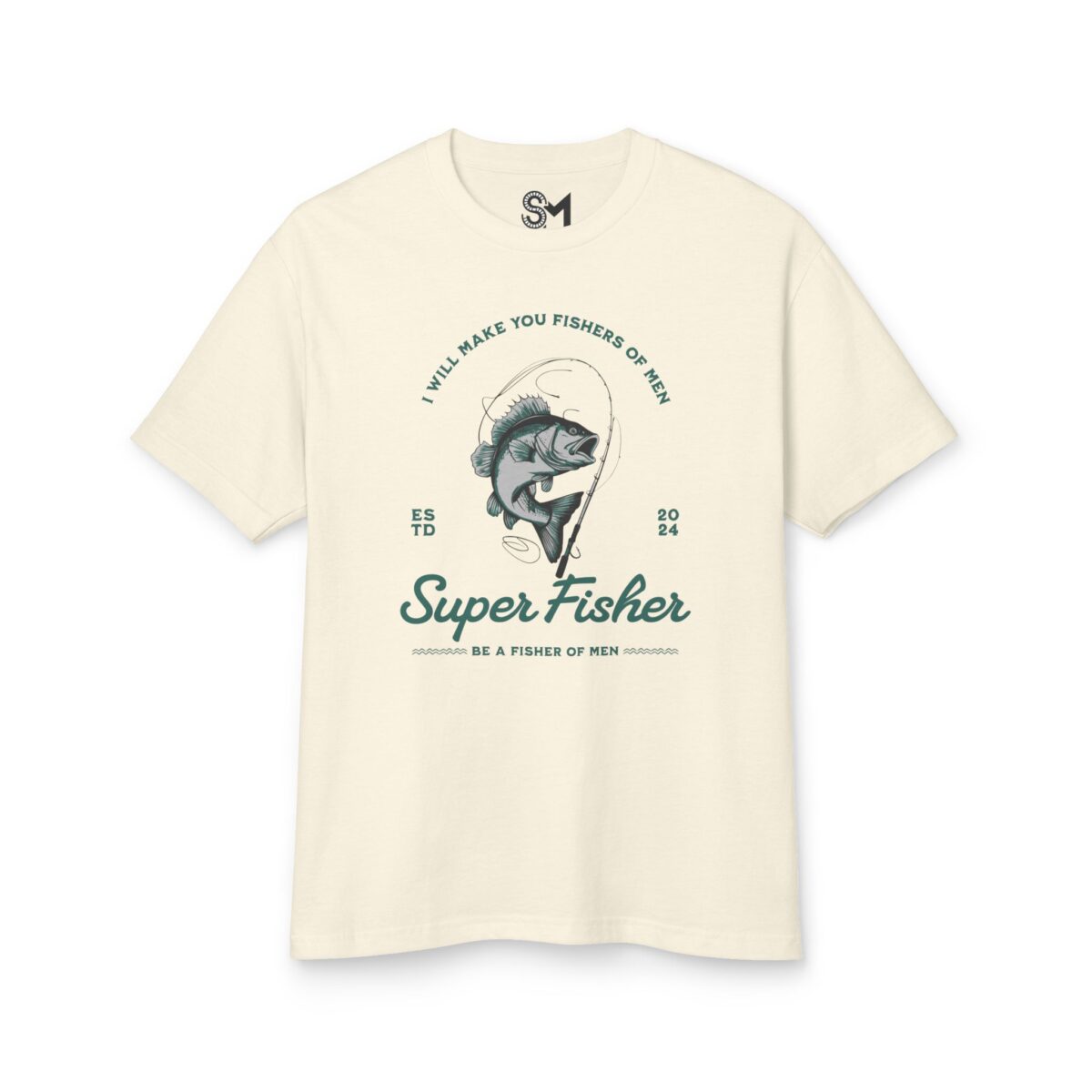Be a fisher of man Unisex Garment-Dyed Heavyweight Cotton Tee